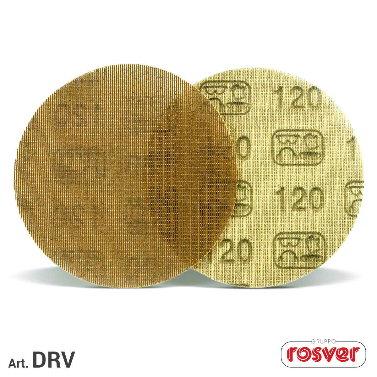 Disco rete strappo abrasivo D.225mm grane (80-220) - Rosver - DRV225 - 25pz