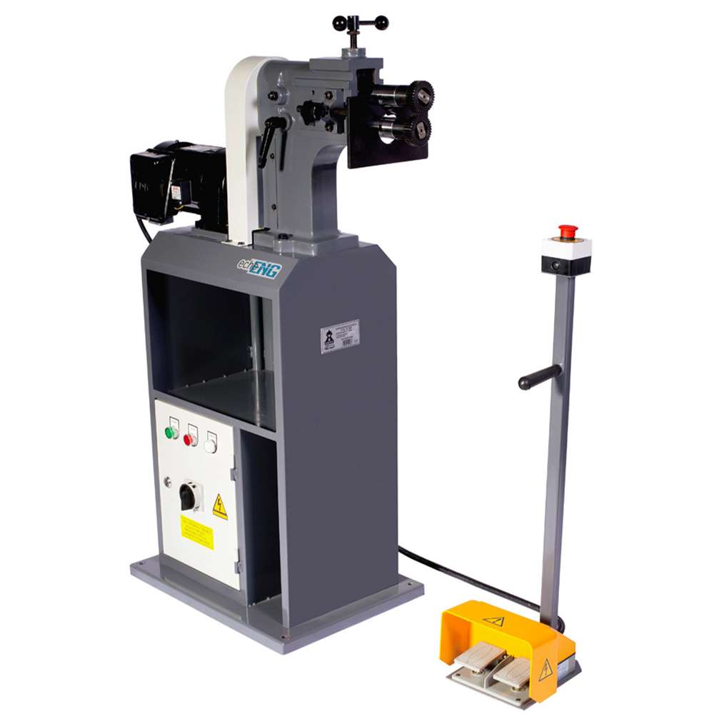 Bordatrice FTX-12-BE 230V con 4 set rulli standartd 1,2 mm ENG PRO Fortex