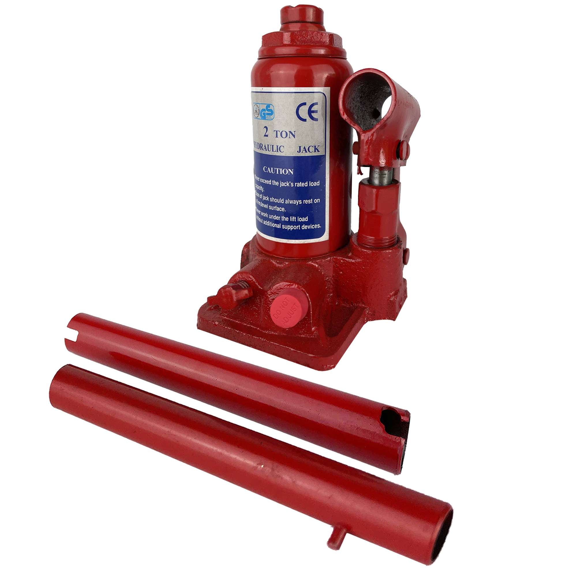 Cric auto sollevatore idraulico martinetto a bottiglia 2 t - ENG PRO MA CB 0002
