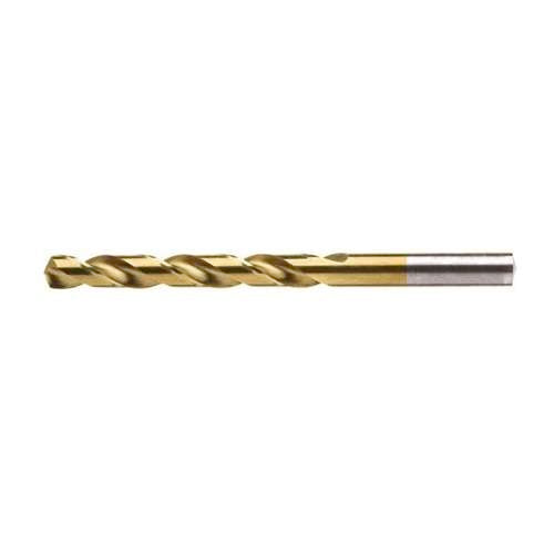 Punta trapano codolo cilindrico 5 pz HSS-TiN rettificata da 8,5 a 13 UT 10 PC